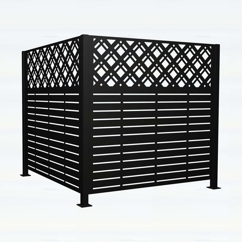 Écran d'intimité en métal durable