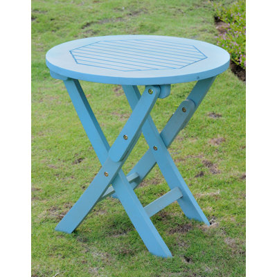 Table d'appoint pliante en bois Erkerd