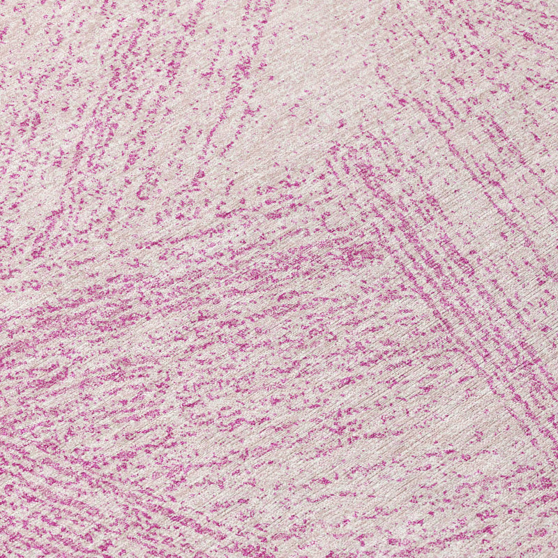 Terra Pink Washable Indoor-Outdoor Rug - , 8' x 10'