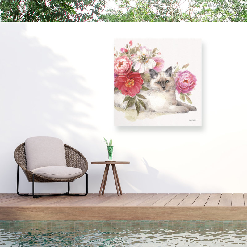 Canvas Plants & Flowers Wall Decor, 14" H x 14" W