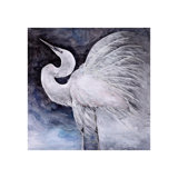 Egret Soiree Print by Beverly Fuller