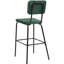 Desousa Upholstered Counter Stool with Metal Frame-398841764