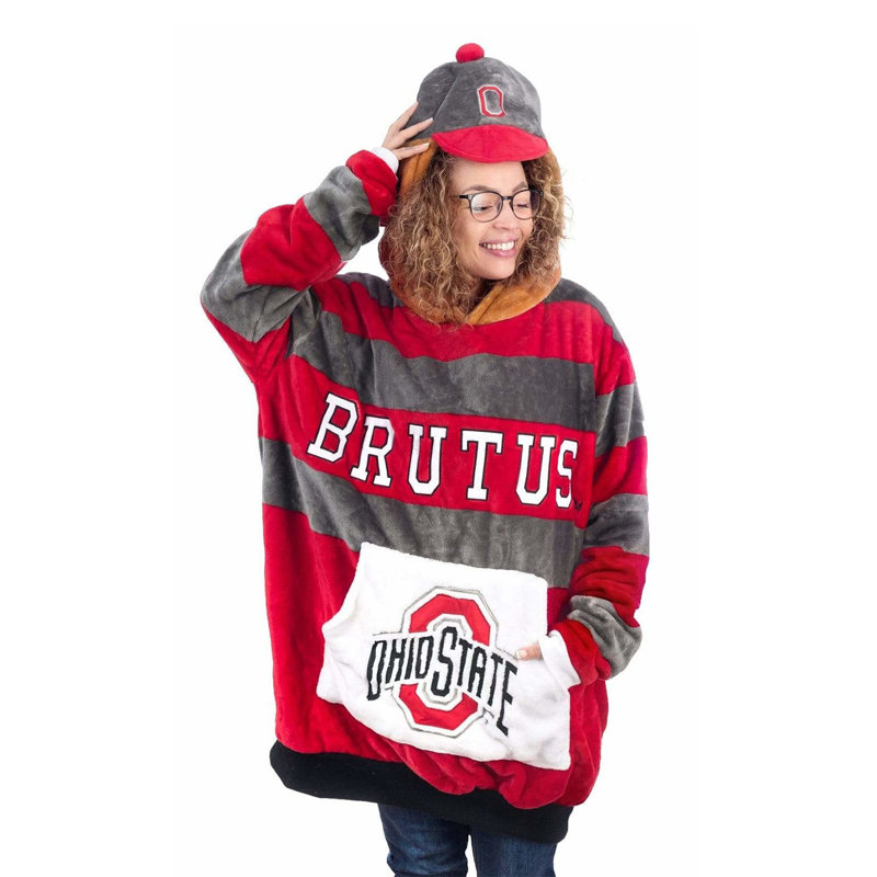 Couverture moelleuse pelucheuse Ohio State Buckeyes