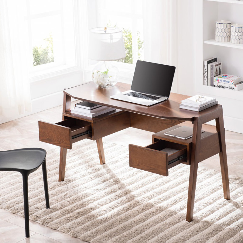 Jarodd Writing Desk, Tobacco Brown