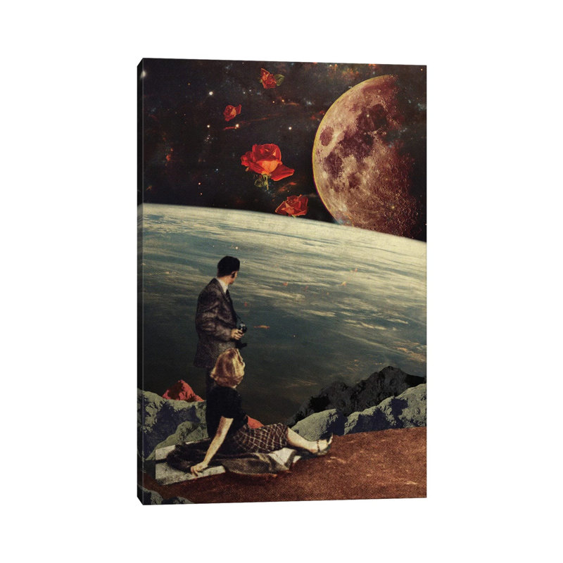 The Roses Came by Frank Moth - Print on Canvas, 66.04cm H x 45.72cm W x 3.81cm D, Wrapped Canvas