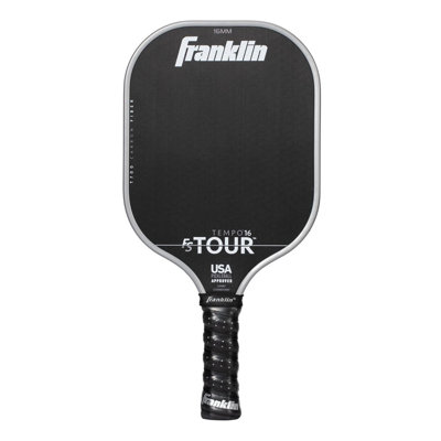 Franklin Sports Pro 16mm FS Tour Series Carbon Fibre Pickleball Paddles, Grey