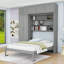 Lit escamotable avec armoire, tablettes et garde-robe Murphy-2019863198