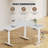 Electric L Shaped Standing Desk Adjustable Height, 63" X 55" Home Office Desk-1903820761