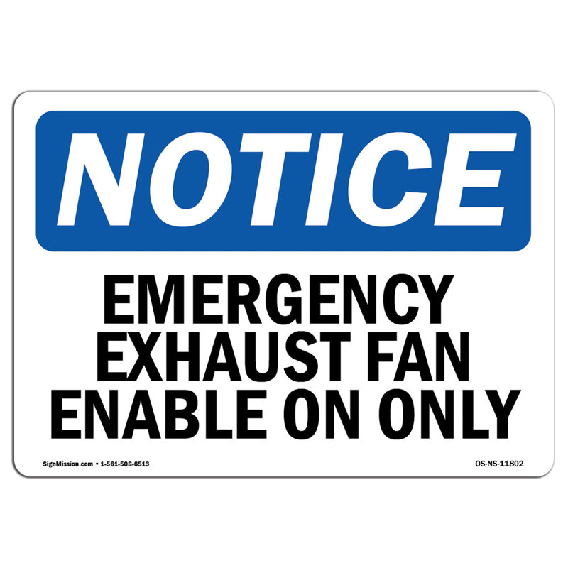 Ventilateur d'évacuation d'urgence, H 18 po x l 24 po x P 0,1 po