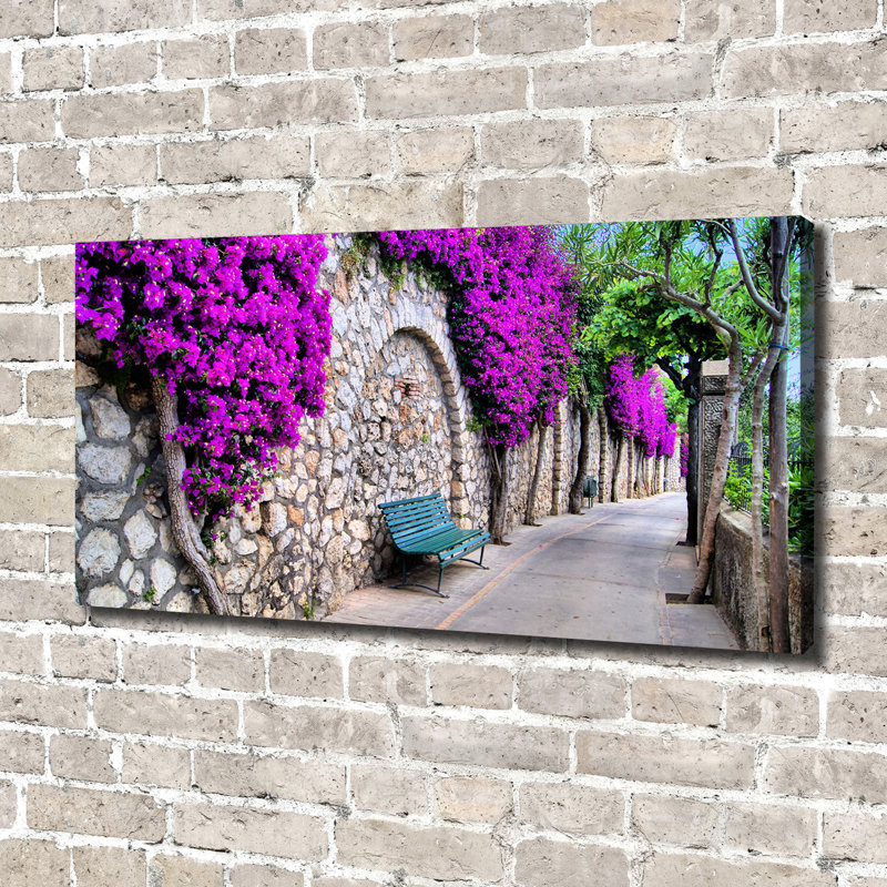 Charming Streets - Wrapped Canvas Print
