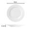 Waterside 24pc White Rim Porcelain Dinner Set