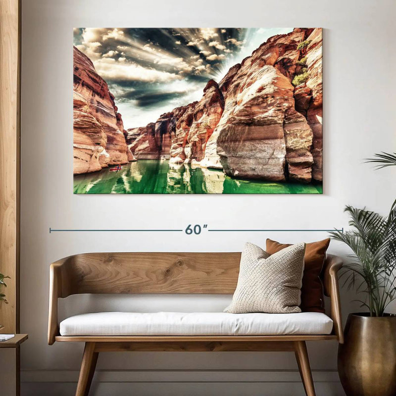 Alvord Lake Powell Sunset Journey, 34" H x 51" W