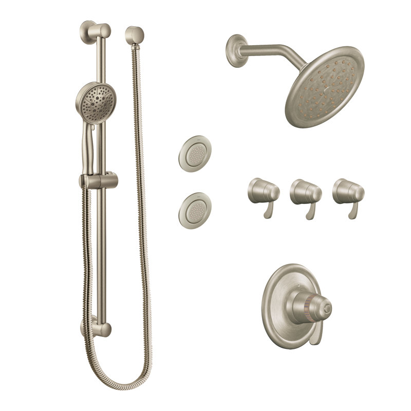 Shower System Kits, Brushed