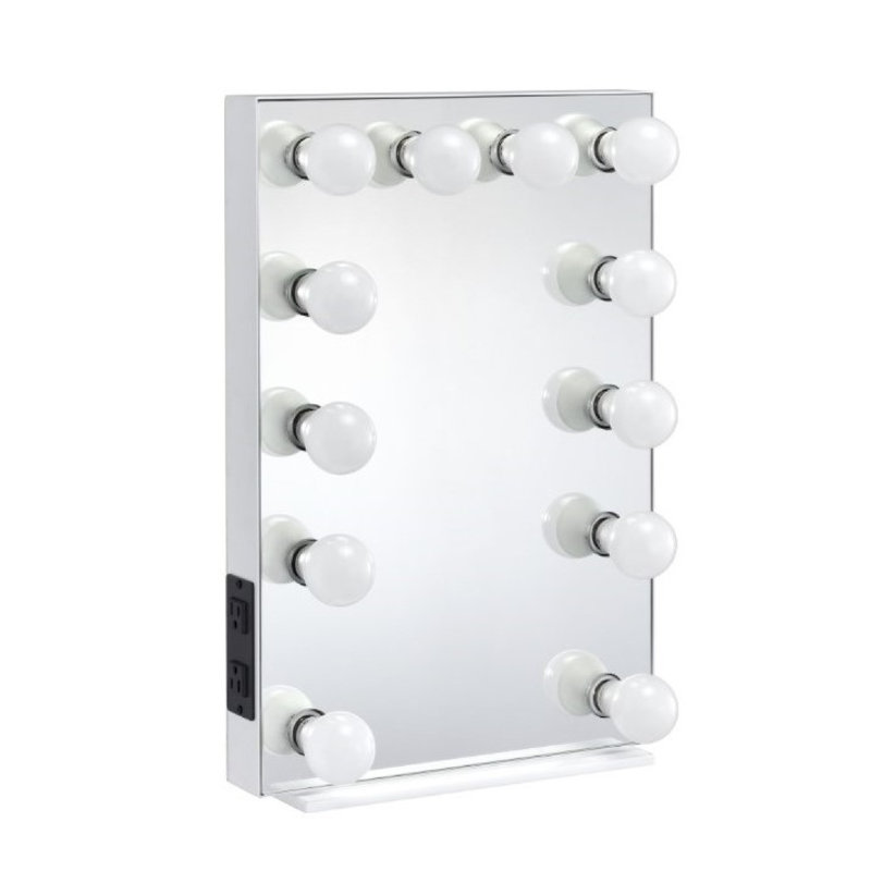 Zaff Flat Wall Mirror, 24" H x 16" W x 5" D
