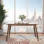 Table de salle à manger rectangulaire avec pieds fuselés l 59,06 po Gallman-349743370-292885318