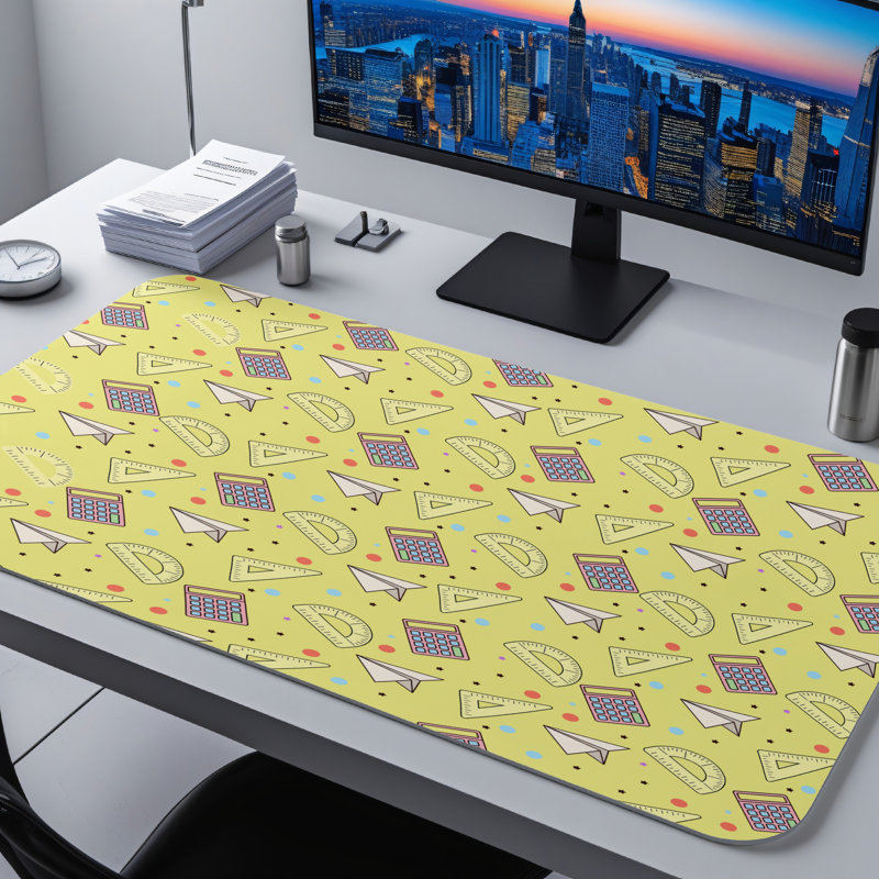 Polyester Desk Pad, 23.6x13.8