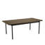 Indelicato Oak Metal Base Dining Table