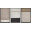 Ensemble de 3 peintures sur toile avec cadre flottant-76015975-76015973
