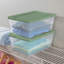 Bacs de rangement en plastique transparent 16 pte avec couvercle Sterilite (paquet de 36)