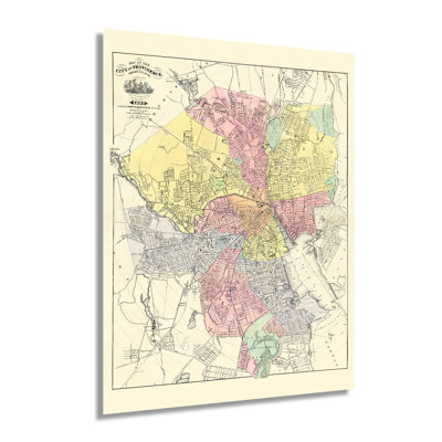 " 1899 Map Of Providence Rhode Island "