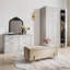 AUSTEN WHITE 1 DOOR SINGLE WARDROBE