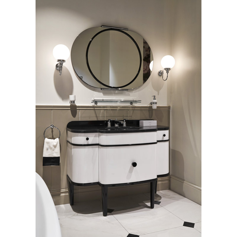 Music 47.44'' W Single Vanity, Pure White