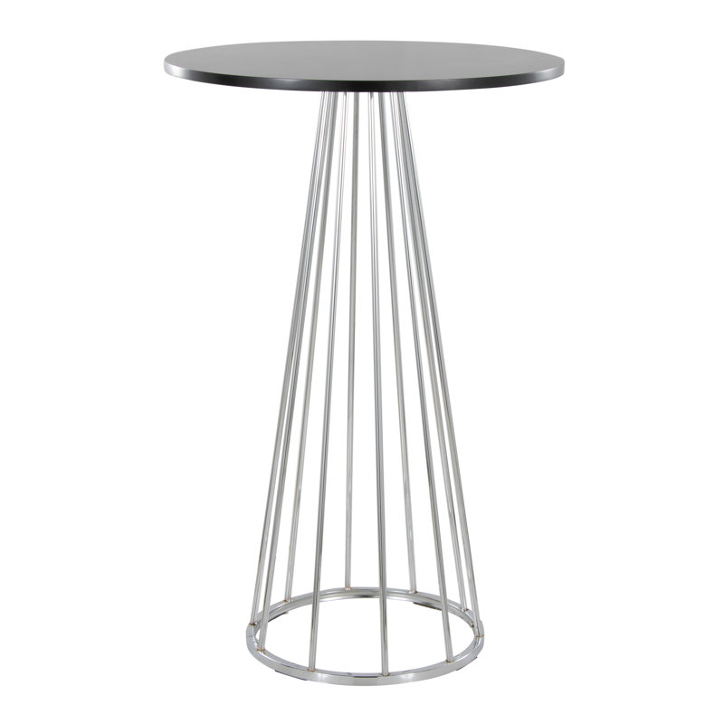 Canary Cosmo Counter Table, Black, Black, 42"