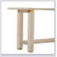 Console moderne en bois massif minimaliste avec détails en métal et tablette intégrée pour un décor polyvalent-1801452615