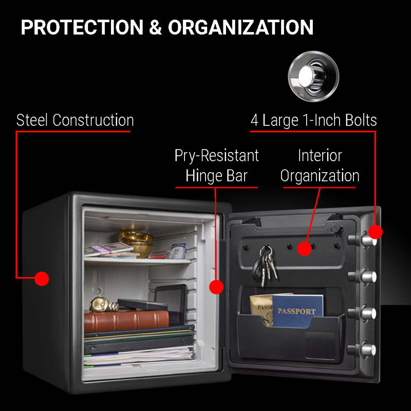 SentrySafe 1.23 CuFt. Fire/Water Security Safe with Digital Keypad Lock