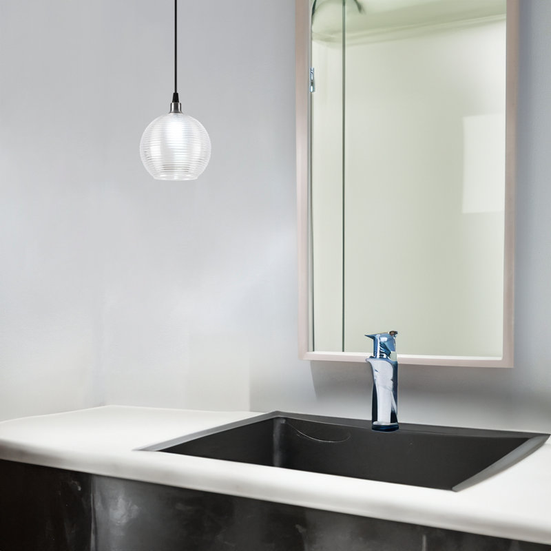Luminaire sphère suspendu 1 lumière