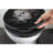 18-Inch Black Elongated Toilet Seat with Leopard Print