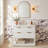 Felicity 36'' Single Bathroom Vanity with Engineered Marble Top-601600461