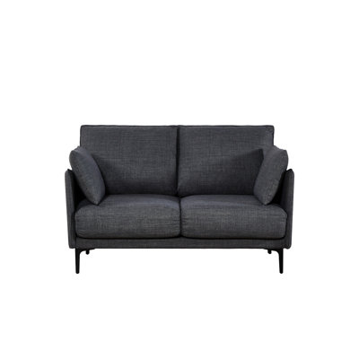 Modern 2 In Grey Design - Upholstery, 33.65 Height Elegant For Living Room Grey, Metal Legs, 51.18 Package Depth