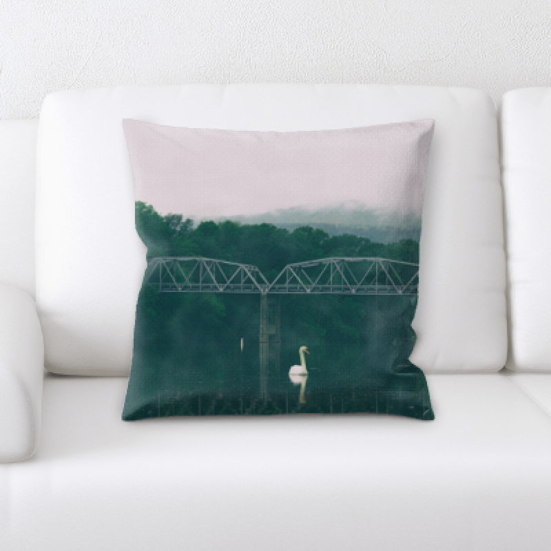 Microsuede Throw Pillow