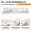 Meuble-lavabo flottant 60 po avec plateau en résine 60 po-98917190