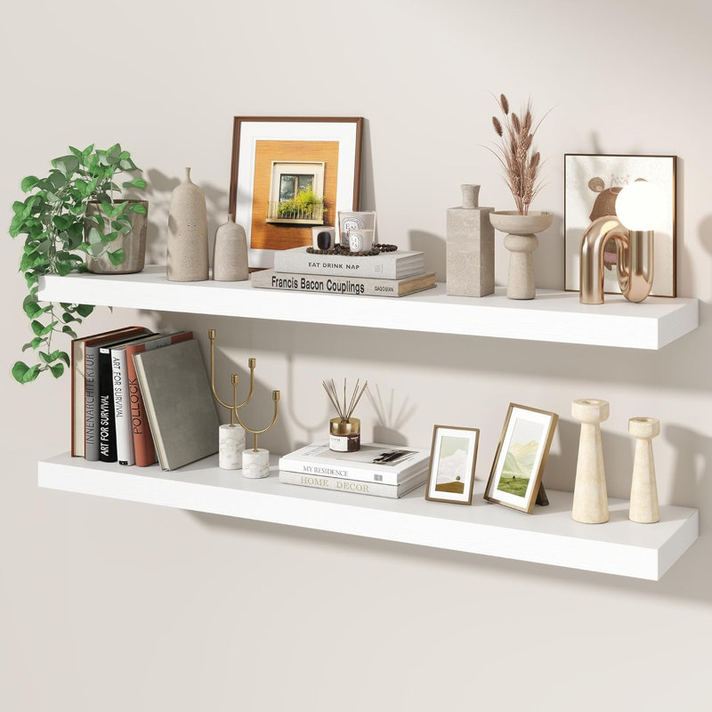MDF Floating Shelf, White