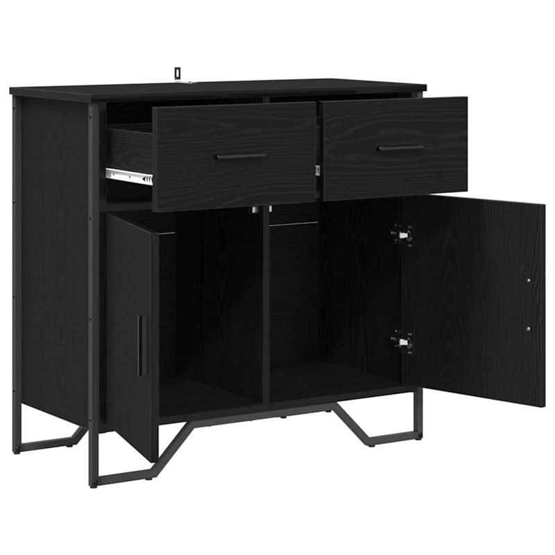 Accent Cabinet, Black Oak