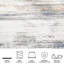 Tapis gris clair / noir Riebe-32293745