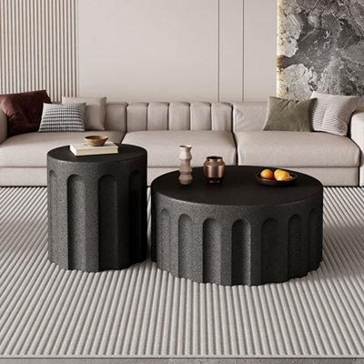 Table basse moderne simple de style crème