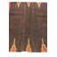 Tapis brun 3 x 5 Parrett