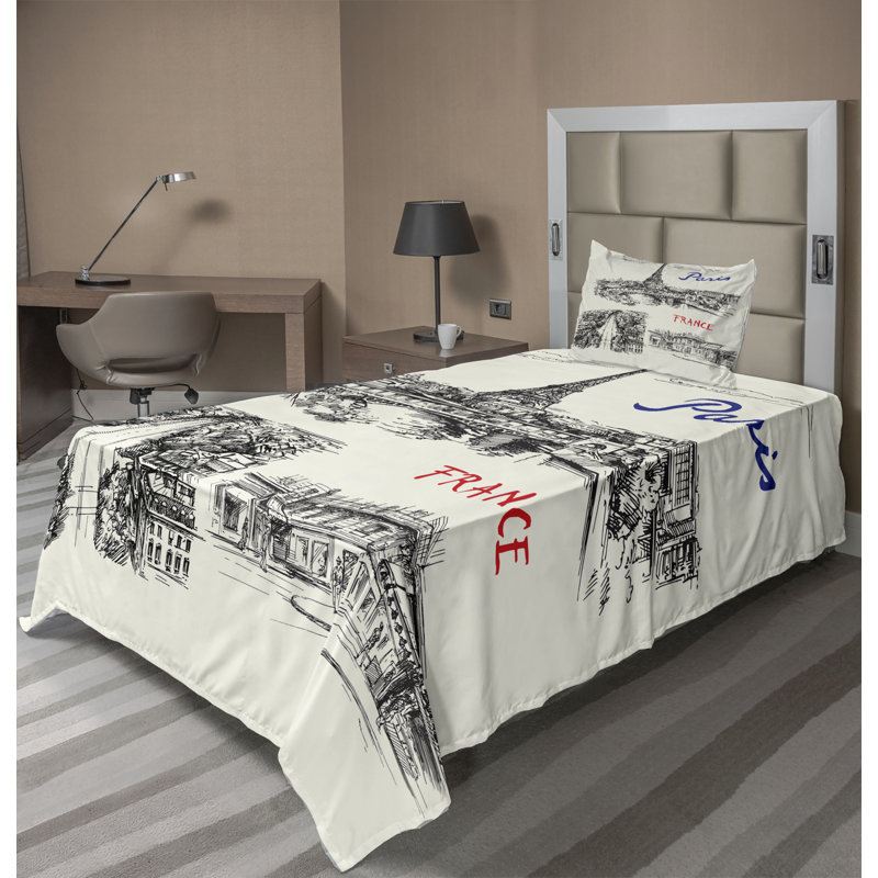 Microfiber Sheet Set, Twin XL Sheet Set + Fitted Sheet + 1 Pillowcase