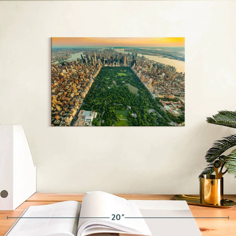 Jour d'été de Kavia Central Park, H 8 po x l 12 po