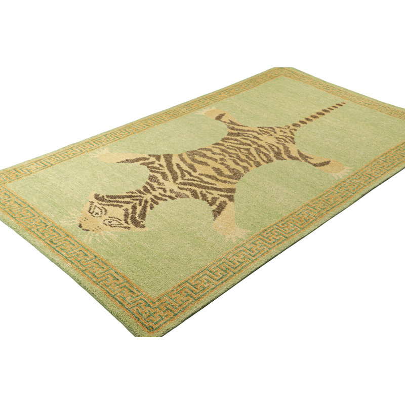Distressed Homage Animal Print Area Rug, Rectangle 10' x 14'