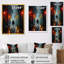 Couple, paysage urbain, allée - Portrait romantique, art mural-1029777557-1029777558