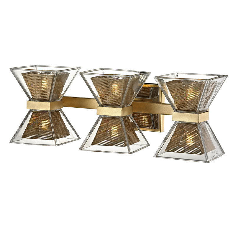 Expression 6 - Light Vanity Light, Gold Leaf