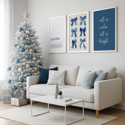 Ribbon Reverie Set of 3 Art Prints