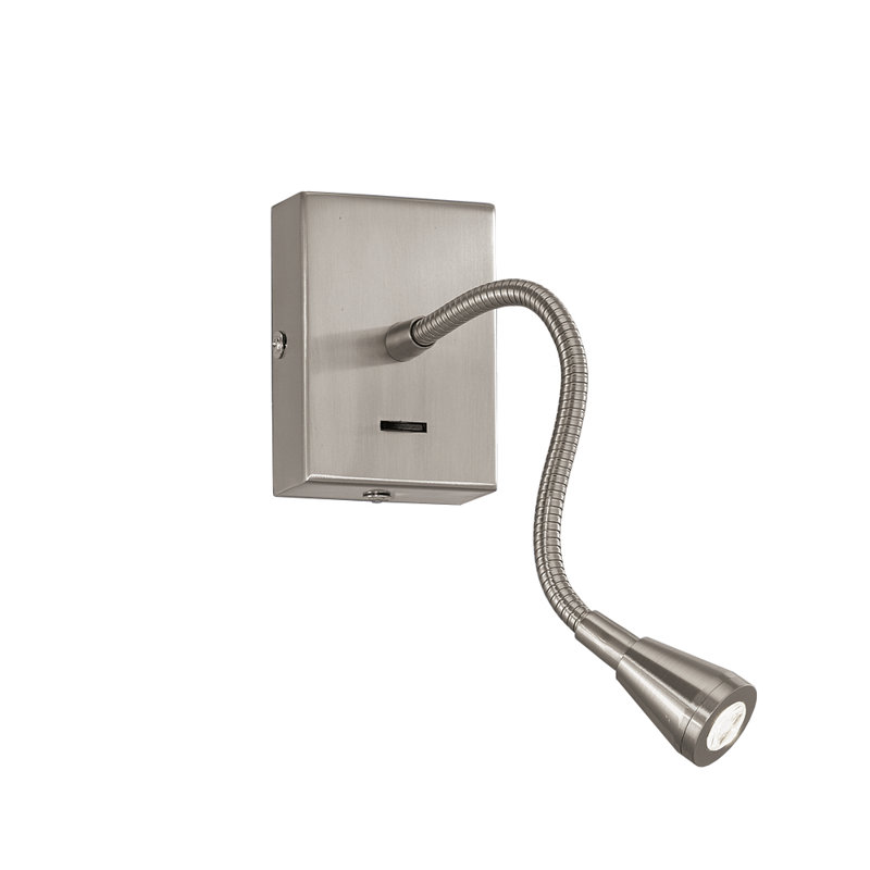 Bedell LED Spotlight, Satin Nickel