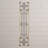 Wood Distressed Ornamental Panel Scroll Cream Wall Decor with Bronze Metal Wire Details