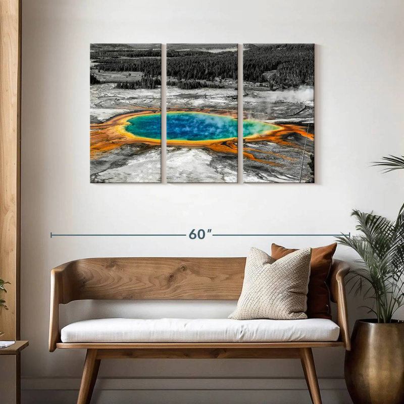 Alvord Grand Prismatic Spring Pop, H 28 po x l 45 po