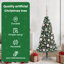 Artificial Pre-lit Christmas Tree with Ball Set-1964117821-1964117792